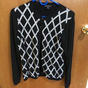 Brooks Brothers black cardigan